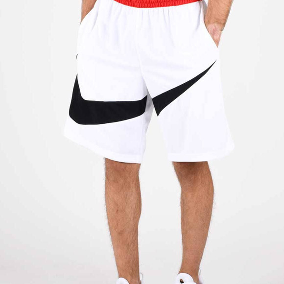 🏀 CLASSIC B-BALL SHORTS WHITE /BLACK MEDIUM Nike - Picture 4 of 12